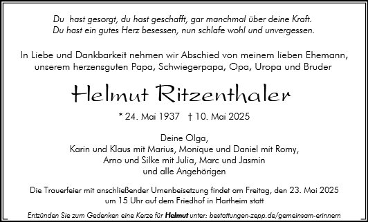 Helmut Ritzenthaler 