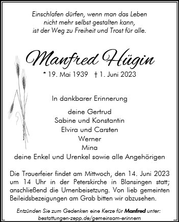 Manfred Hügin