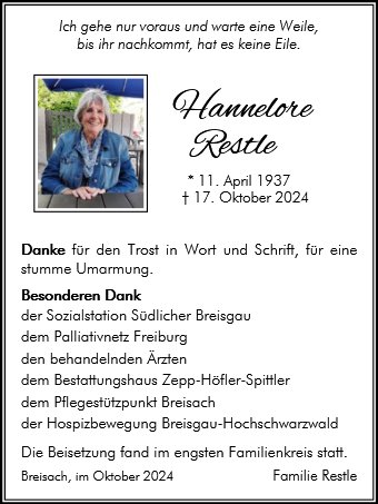 Hannelore Restle