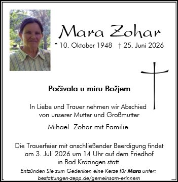 Mara Zohar