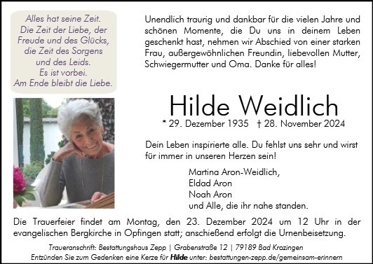 Hilde Weidlich