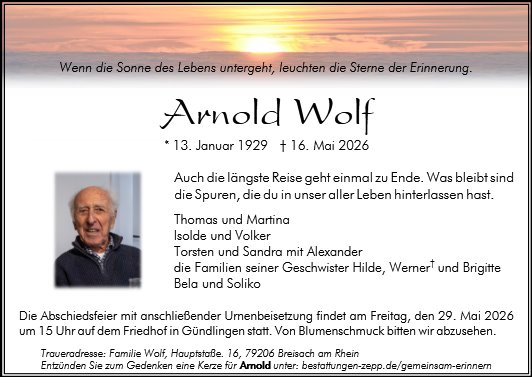 Arnold Wolf