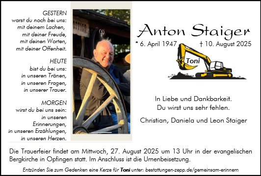 Anton Staiger