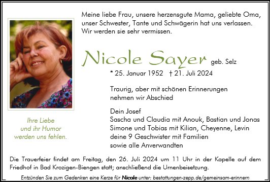 Nicole Sayer