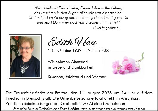 Edith Hau