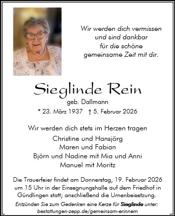 Sieglinde Rein