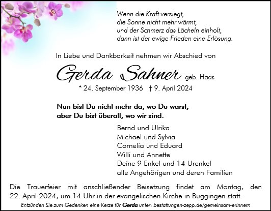 Gerda Sahner