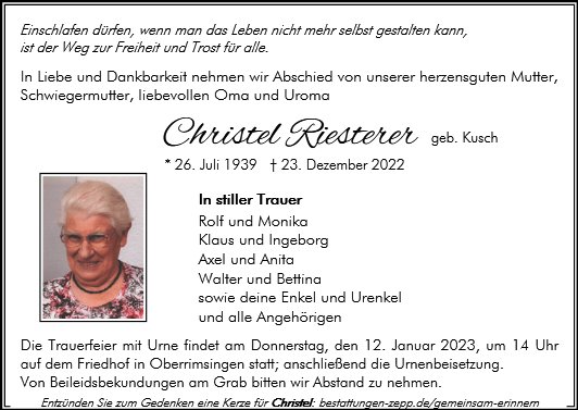 Christel Riesterer