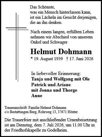 Helmut Dohmann