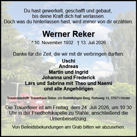 Werner Reker