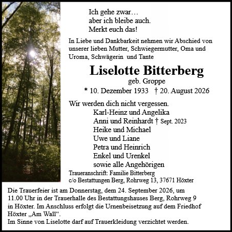 Liselotte Bitterberg