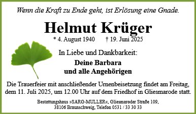 Helmut Krüger