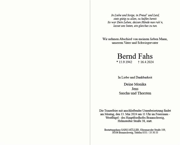 Bernd Fahs