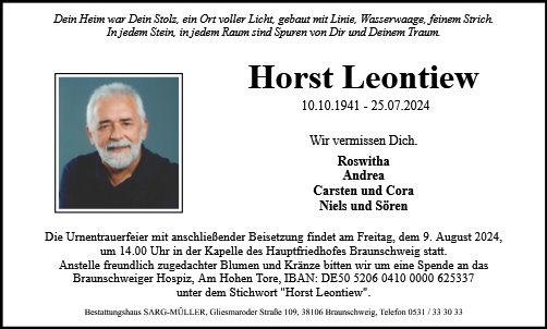 Horst Leontiew