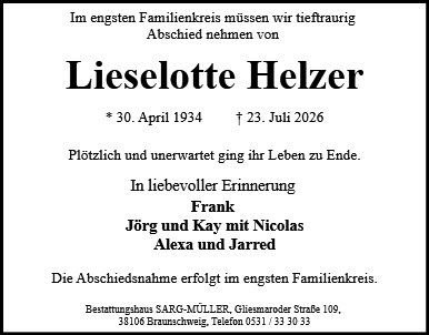 Lieselotte Helzer