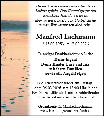 Manfred Lachmann