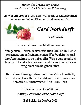 Gerd Nothdurft