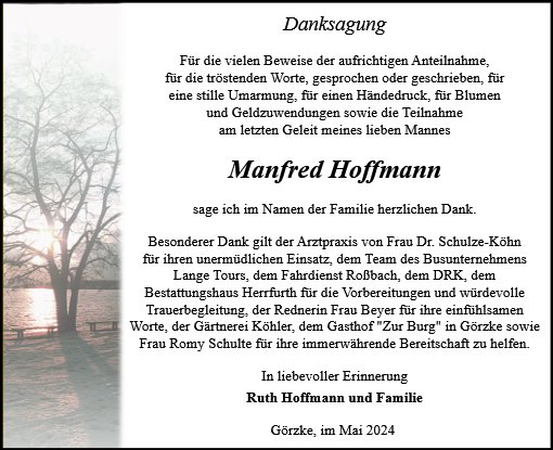 Manfred Hoffmann