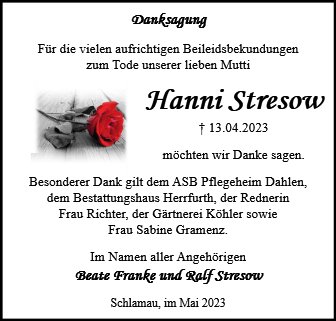 Hanni Stresow