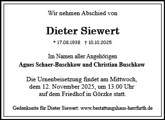 Dieter Hans Siewert