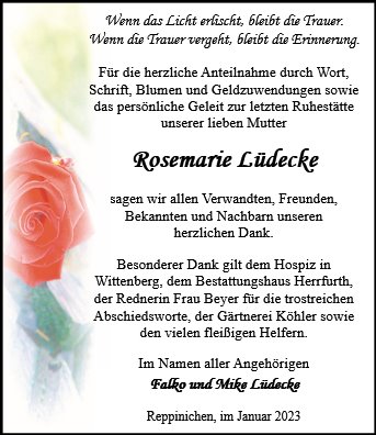 Rosemarie Lüdecke