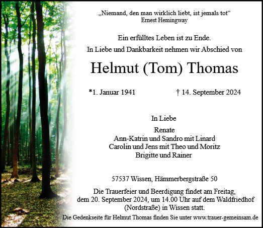 Helmut Thomas