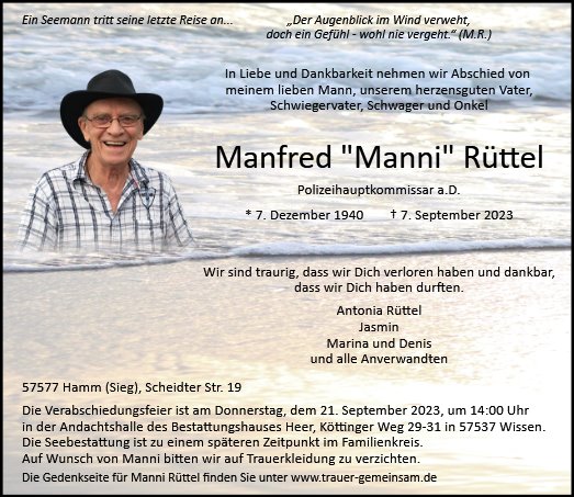 Manfred Rüttel