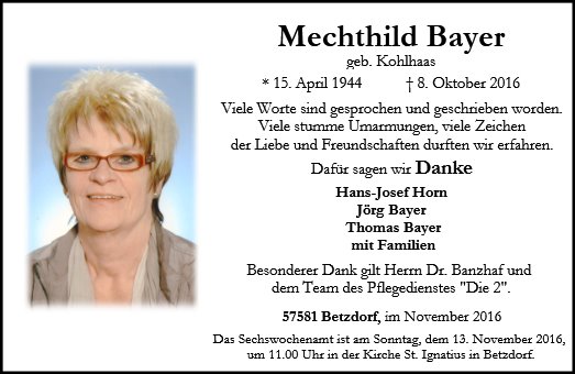 Mechthild Bayer