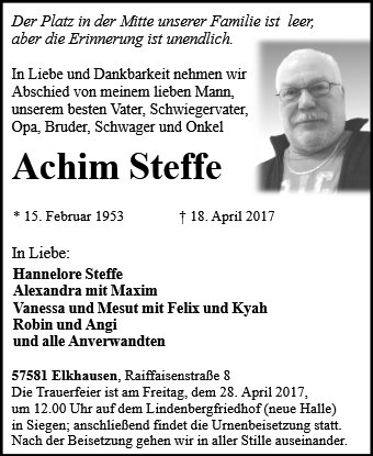 Hans Joachim Steffe