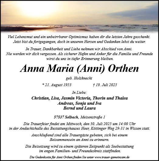 Anna Maria Orthen