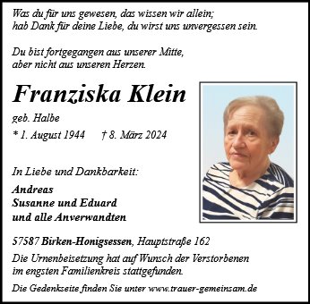 Franziska Klein