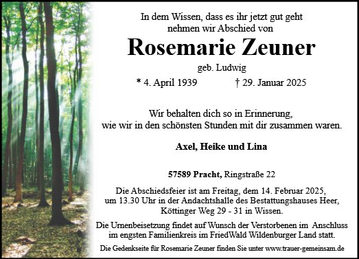 Rosemarie Zeuner