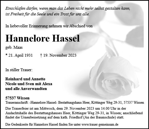 Hannelore Hassel