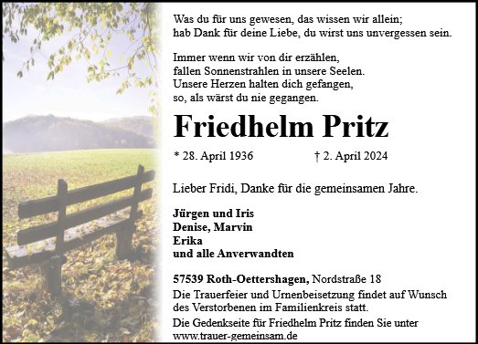 Friedhelm Pritz