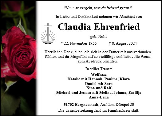 Claudia Ehrenfried