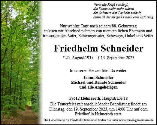 Friedhelm Schneider
