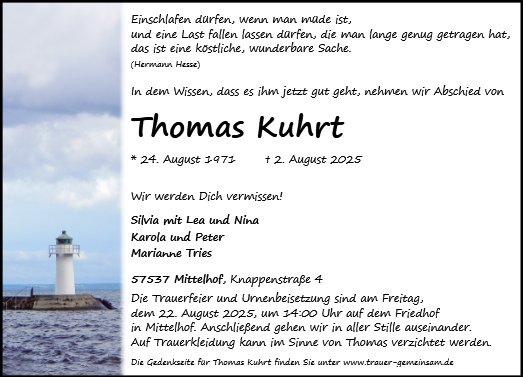 Thomas Kuhrt