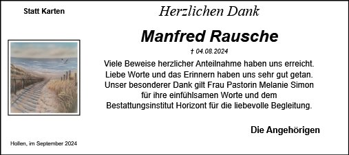 Manfred Rausche