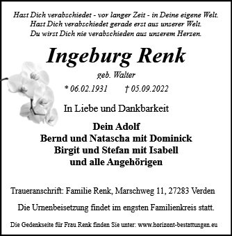 Ingeburg Renk