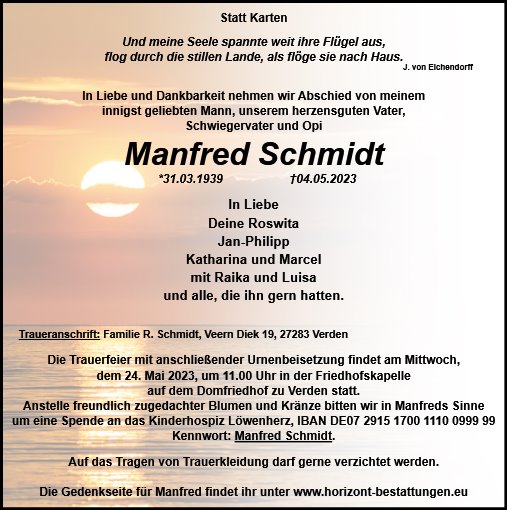 Manfred Schmidt