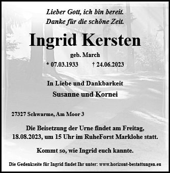 Ingrid Kersten