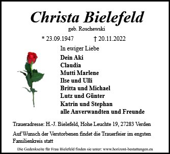 Christa Bielefeld