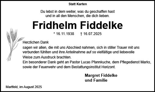 Fridhelm Fiddelke