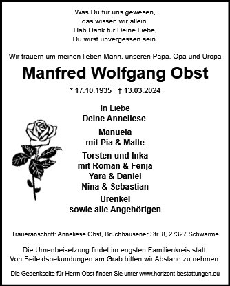 Manfred Obst