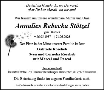 Annalies Stötzel
