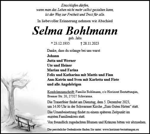 Selma Bohlmann