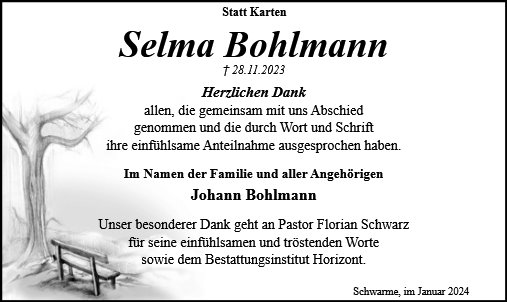 Selma Bohlmann