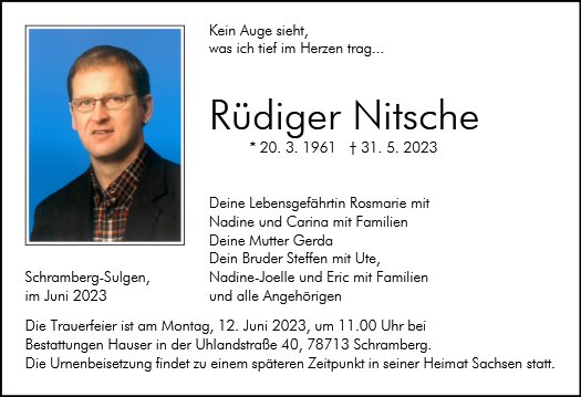 Rüdiger Nitsche