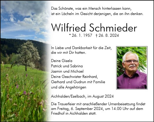 Wilfried Schmieder 