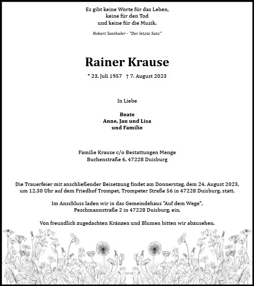 Rainer Krause